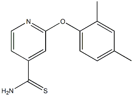 2-(2,4-dimethylphenoxy)pyridine-4-carbothioamide