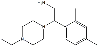 2-(2,4-dimethylphenyl)-2-(4-ethylpiperazin-1-yl)ethanamine|