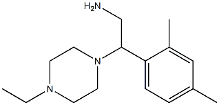  2-(2,4-dimethylphenyl)-2-(4-ethylpiperazin-1-yl)ethanamine