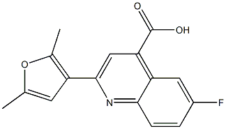 2-(2,5-dimethylfuran-3-yl)-6-fluoroquinoline-4-carboxylic acid