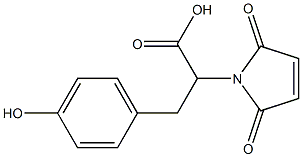 2-(2,5-dioxo-2,5-dihydro-1H-pyrrol-1-yl)-3-(4-hydroxyphenyl)propanoic acid|