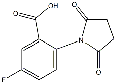 2-(2,5-dioxopyrrolidin-1-yl)-5-fluorobenzoic acid Structure