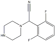  2-(2,6-difluorophenyl)-2-(piperazin-1-yl)acetonitrile