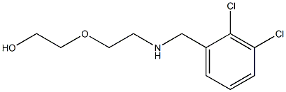 2-(2-{[(2,3-dichlorophenyl)methyl]amino}ethoxy)ethan-1-ol Struktur