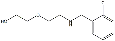 2-(2-{[(2-chlorophenyl)methyl]amino}ethoxy)ethan-1-ol 结构式