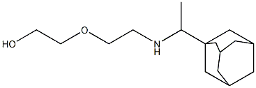 2-(2-{[1-(adamantan-1-yl)ethyl]amino}ethoxy)ethan-1-ol Structure