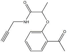 2-(2-acetylphenoxy)-N-(prop-2-yn-1-yl)propanamide