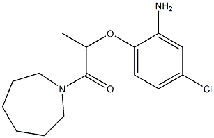 2-(2-amino-4-chlorophenoxy)-1-(azepan-1-yl)propan-1-one