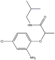 2-(2-amino-4-chlorophenoxy)-N-(2-methylpropyl)propanamide|