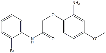 2-(2-amino-4-methoxyphenoxy)-N-(2-bromophenyl)acetamide