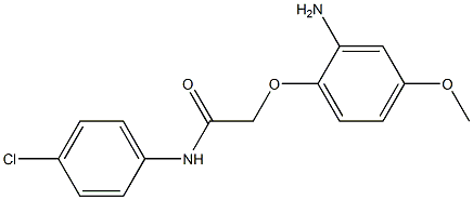 2-(2-amino-4-methoxyphenoxy)-N-(4-chlorophenyl)acetamide