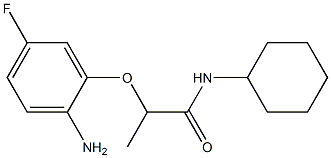  2-(2-amino-5-fluorophenoxy)-N-cyclohexylpropanamide