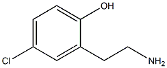 2-(2-aminoethyl)-4-chlorophenol Structure