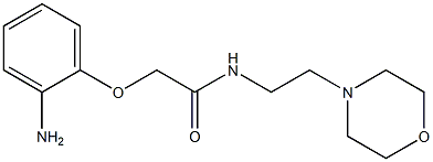 2-(2-aminophenoxy)-N-(2-morpholin-4-ylethyl)acetamide Structure