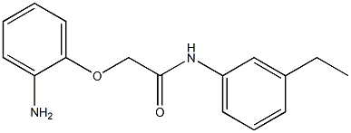 2-(2-aminophenoxy)-N-(3-ethylphenyl)acetamide Structure