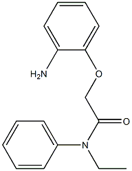 2-(2-aminophenoxy)-N-ethyl-N-phenylacetamide 结构式