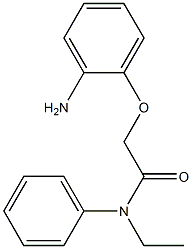 2-(2-aminophenoxy)-N-ethyl-N-phenylacetamide Structure