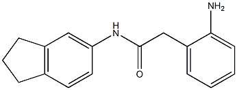  2-(2-aminophenyl)-N-(2,3-dihydro-1H-inden-5-yl)acetamide