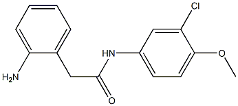 2-(2-aminophenyl)-N-(3-chloro-4-methoxyphenyl)acetamide