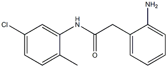 2-(2-aminophenyl)-N-(5-chloro-2-methylphenyl)acetamide Struktur