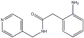 2-(2-aminophenyl)-N-(pyridin-4-ylmethyl)acetamide Structure