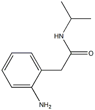 2-(2-aminophenyl)-N-isopropylacetamide,,结构式