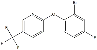 2-(2-bromo-4-fluorophenoxy)-5-(trifluoromethyl)pyridine Structure