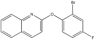 2-(2-bromo-4-fluorophenoxy)quinoline Structure