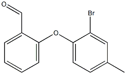 2-(2-bromo-4-methylphenoxy)benzaldehyde Structure