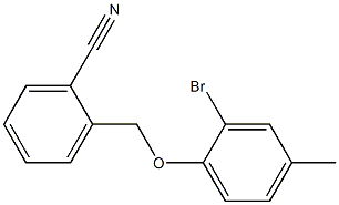 2-(2-bromo-4-methylphenoxymethyl)benzonitrile