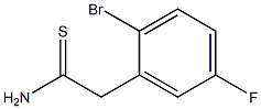 2-(2-bromo-5-fluorophenyl)ethanethioamide|