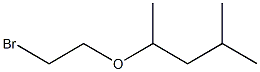 2-(2-bromoethoxy)-4-methylpentane Structure