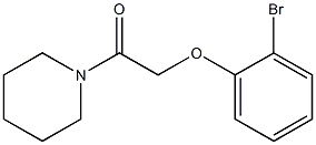 2-(2-bromophenoxy)-1-(piperidin-1-yl)ethan-1-one Structure