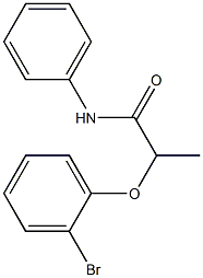 2-(2-bromophenoxy)-N-phenylpropanamide Structure