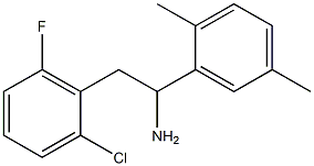 2-(2-chloro-6-fluorophenyl)-1-(2,5-dimethylphenyl)ethan-1-amine