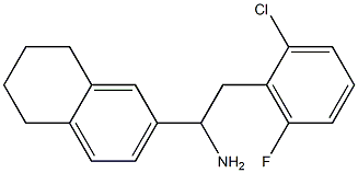  2-(2-chloro-6-fluorophenyl)-1-(5,6,7,8-tetrahydronaphthalen-2-yl)ethan-1-amine