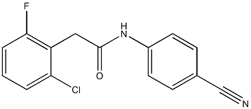 2-(2-chloro-6-fluorophenyl)-N-(4-cyanophenyl)acetamide