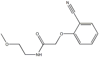 2-(2-cyanophenoxy)-N-(2-methoxyethyl)acetamide