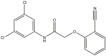2-(2-cyanophenoxy)-N-(3,5-dichlorophenyl)acetamide Structure