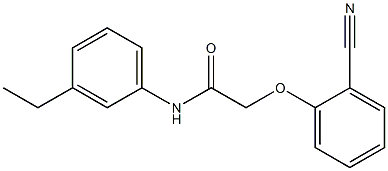 2-(2-cyanophenoxy)-N-(3-ethylphenyl)acetamide