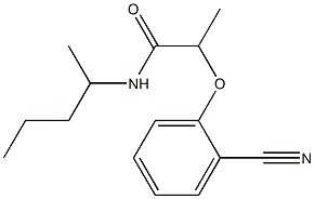 2-(2-cyanophenoxy)-N-(pentan-2-yl)propanamide|