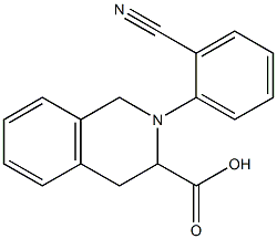 2-(2-cyanophenyl)-1,2,3,4-tetrahydroisoquinoline-3-carboxylic acid