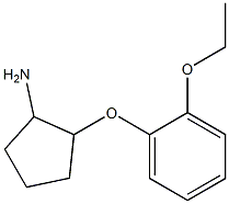 2-(2-ethoxyphenoxy)cyclopentanamine Struktur