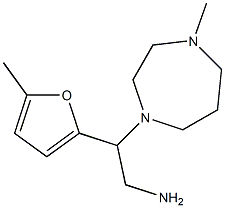 2-(4-methyl-1,4-diazepan-1-yl)-2-(5-methylfuran-2-yl)ethan-1-amine Structure