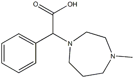 2-(4-methyl-1,4-diazepan-1-yl)-2-phenylacetic acid Structure