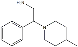 2-(4-methylpiperidin-1-yl)-2-phenylethan-1-amine Struktur