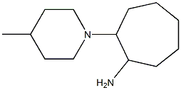 2-(4-methylpiperidin-1-yl)cycloheptanamine Structure