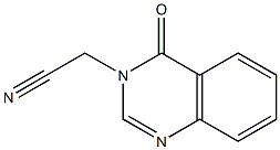 2-(4-oxo-3,4-dihydroquinazolin-3-yl)acetonitrile Struktur