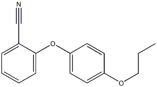 2-(4-propoxyphenoxy)benzonitrile 结构式