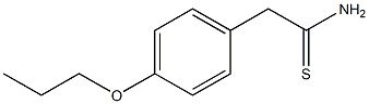  2-(4-propoxyphenyl)ethanethioamide